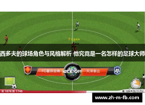 西多夫的球场角色与风格解析 他究竟是一名怎样的足球大师